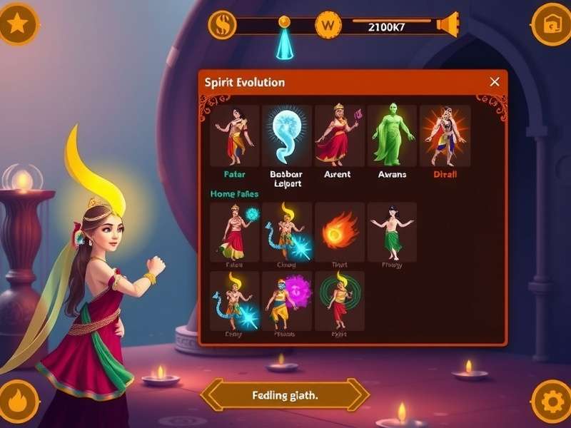 Indian Spirit Gathering Myths spirit evolution interface